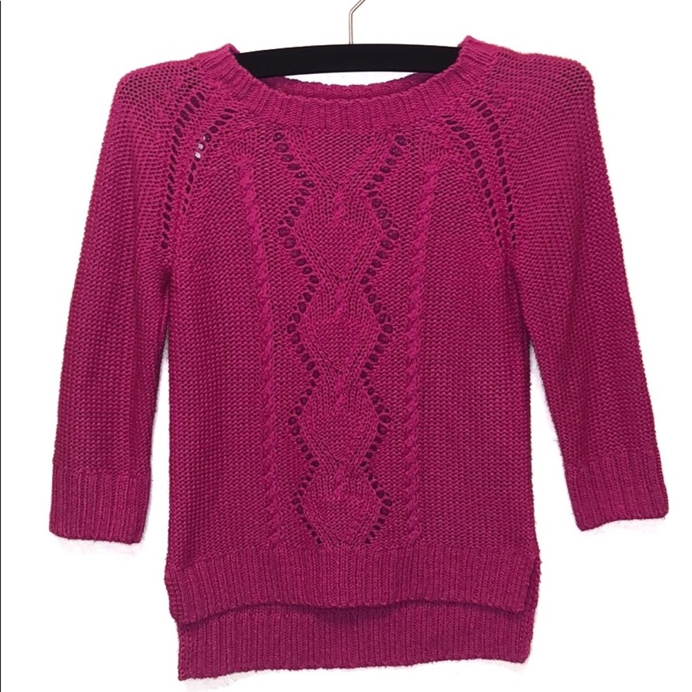 GAP Kids Knit Sweater Pink Girls Medium (8)